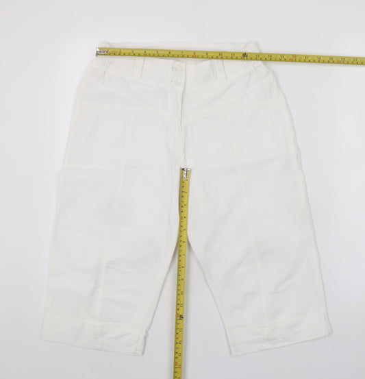 Womens UK Size L La Cotonnière Regular Fit Cargo Shorts