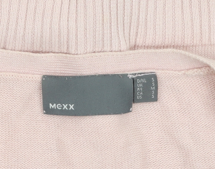 Womens UK Size S Mexx Pink Cardigan Jumper