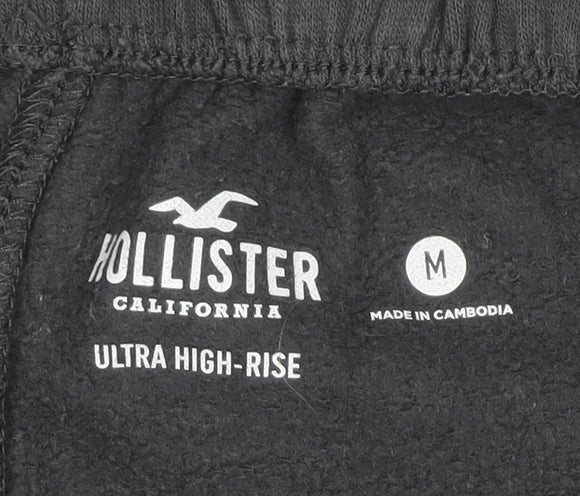 Hollister Men’s Black Jogger Sweatpants M Fleece Activewear Trousers