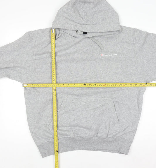 Mens UK Size L Champion Grey Pullover Hoodie