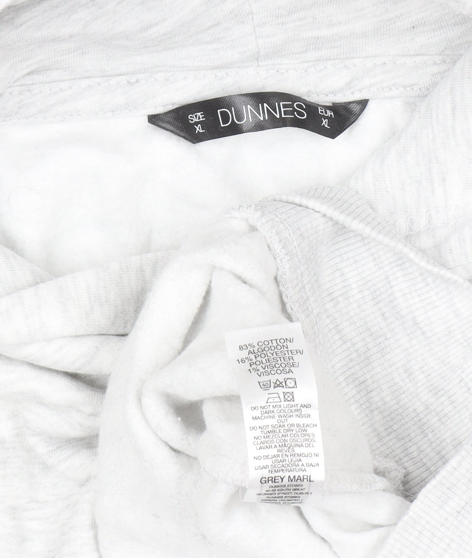 Womens UK Size XL Dunnes Grey Pullover Hoodie