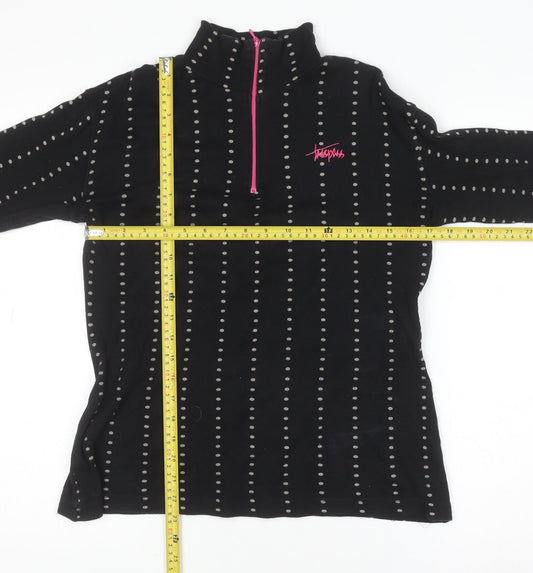 Womens UK Size S Trespass Black Pullover Sweatshirt