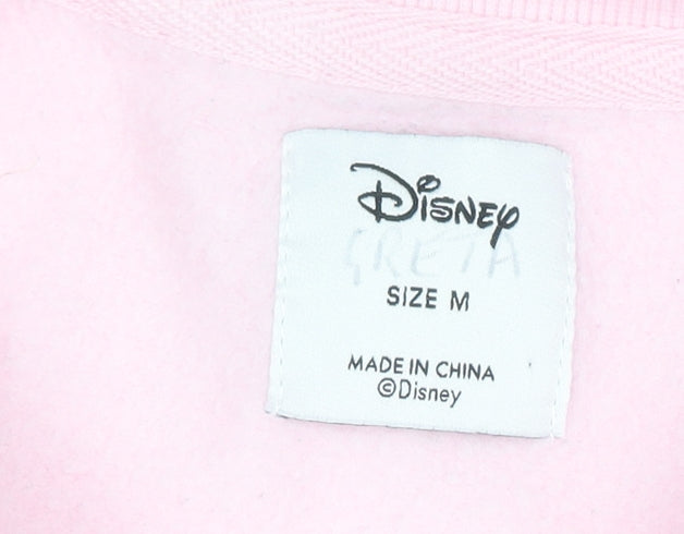 Womens UK Size M Disney Pink Pullover Sweatshirt