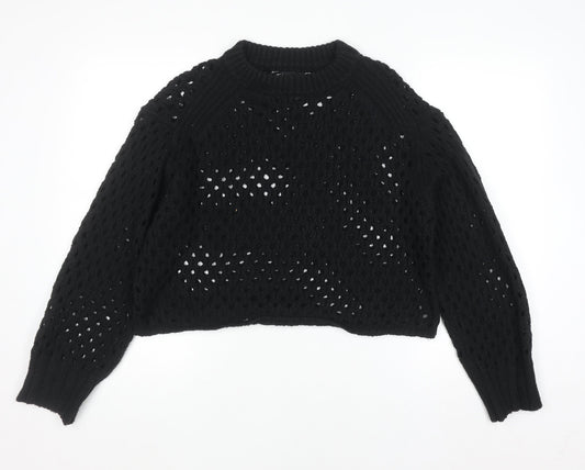 Womens UK Size 8 ASOS Black Pullover Jumper