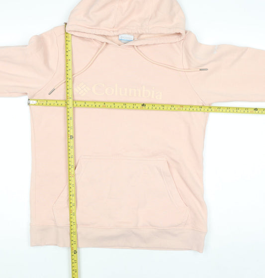 Womens UK Size M Columbia Pink Pullover Hoodie
