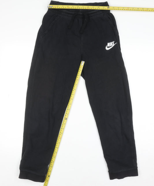 Womens UK Size XL Nike Regular Fit Jogger Black Trousers