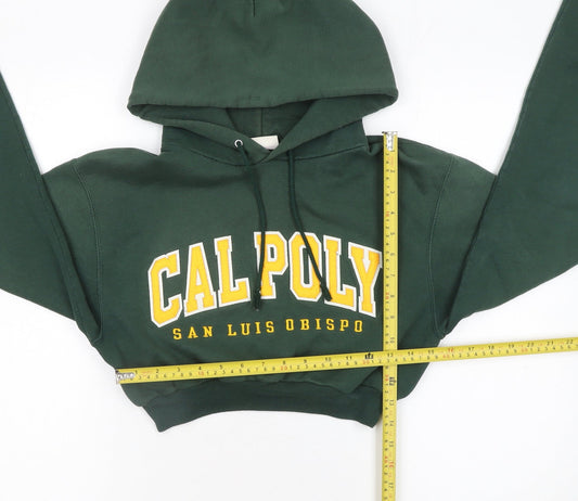 Womens UK Size S Champion Green Pullover Hoodie