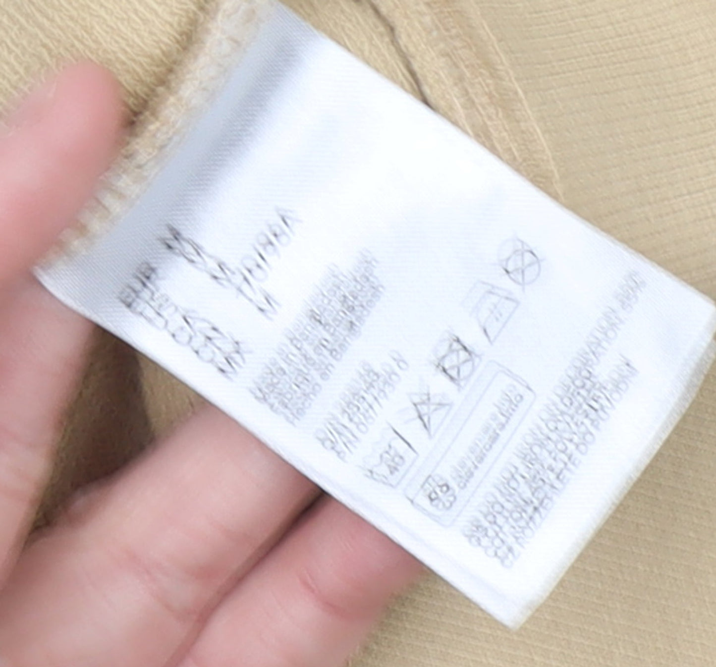 Womens UK Size M H&M Beige Pullover Sweatshirt