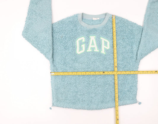 Womens UK Size 2XS Gap Blue Pullover Sweatshirt