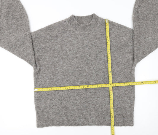 Womens UK Size M Marks and Spencer Grey Pullover Jumper