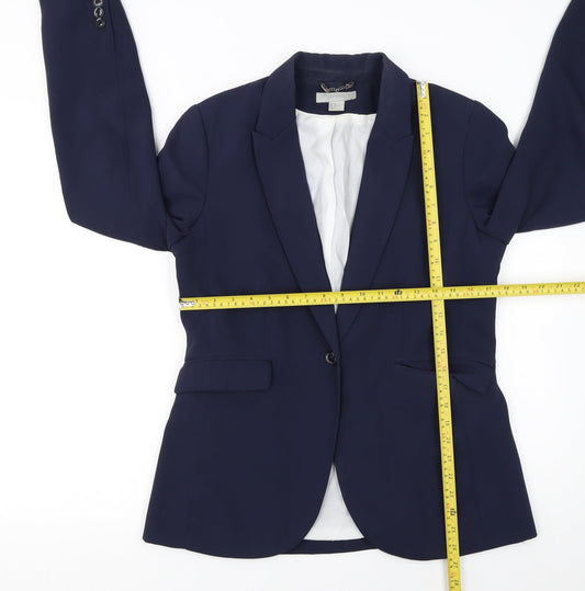 Womens UK Size 14 H&M Regular Blue Blazer