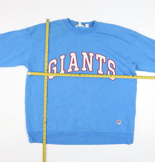 Mens UK Size L H&M Blue Pullover Sweatshirt