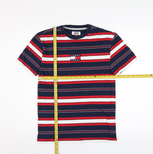 Mens UK Size XS Tommy Jeans Multicoloured T-Shirt