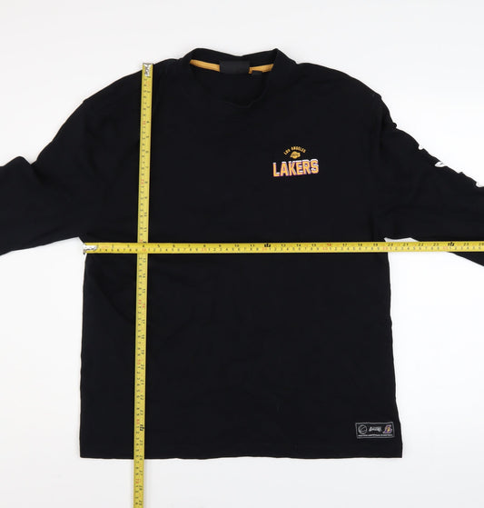 Mens UK Size M NBA Black Pullover Sweatshirt