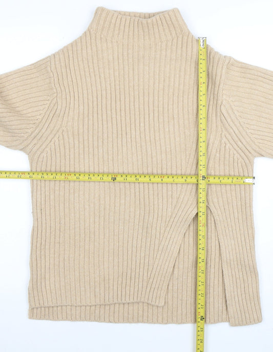 Womens UK Size M MING Beige Pullover Jumper