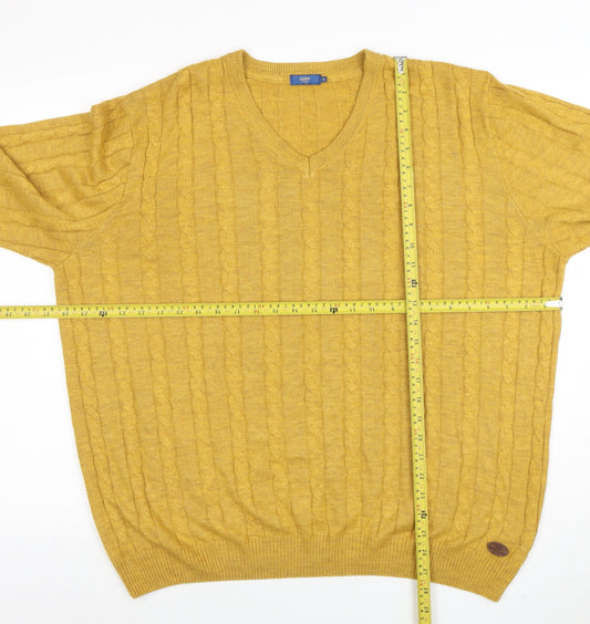 Mens UK Size XL Colton Traders Yellow Pullover Jumper