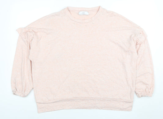 Womens UK Size L Wallis Pink Pullover Jumper