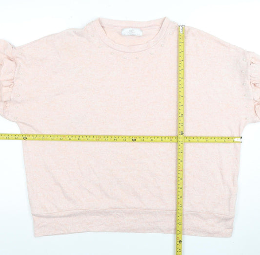 Womens UK Size L Wallis Pink Pullover Jumper