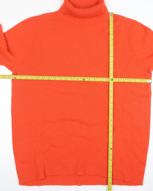 Womens UK Size L NEXT Orange Pullover Jumper
