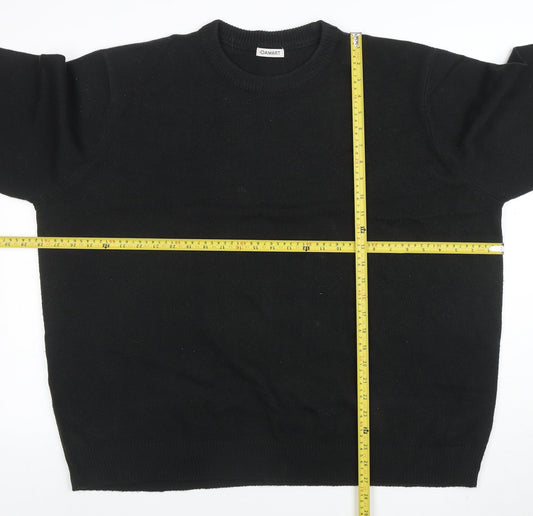 Mens UK Size 2XL Damart Black Pullover Jumper