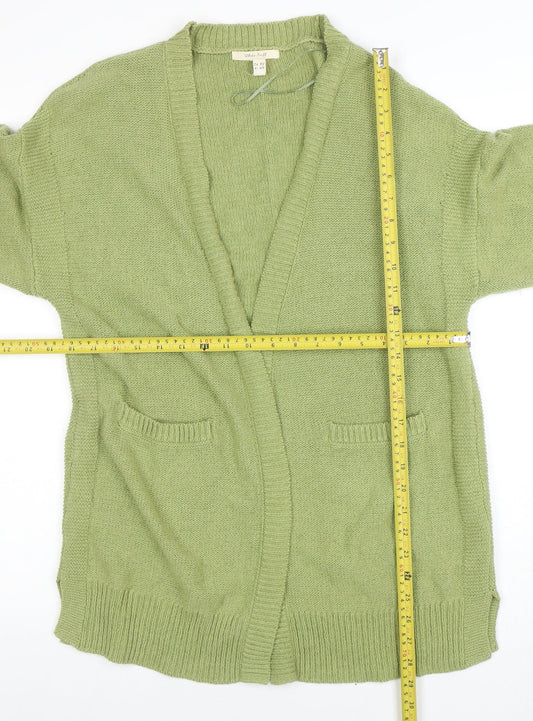 Womens UK Size 14 White Stuff Green Cardigan Jumper
