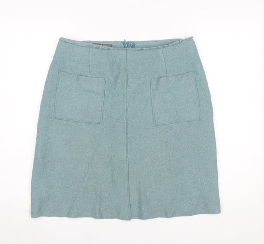 Womens UK Size 12 Laura Ashley Straight & Pencil Tweed Skirt