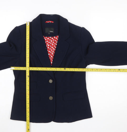 Womens UK Size 10 NEXT Regular Blue Blazer