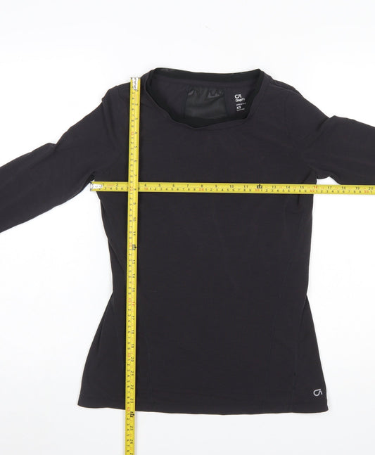 GapFit Women’s Black XS Slim Fit Long Sleeve Active Top