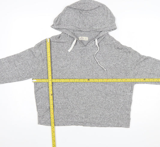 Womens UK Size S Hollister Grey Pullover Hoodie