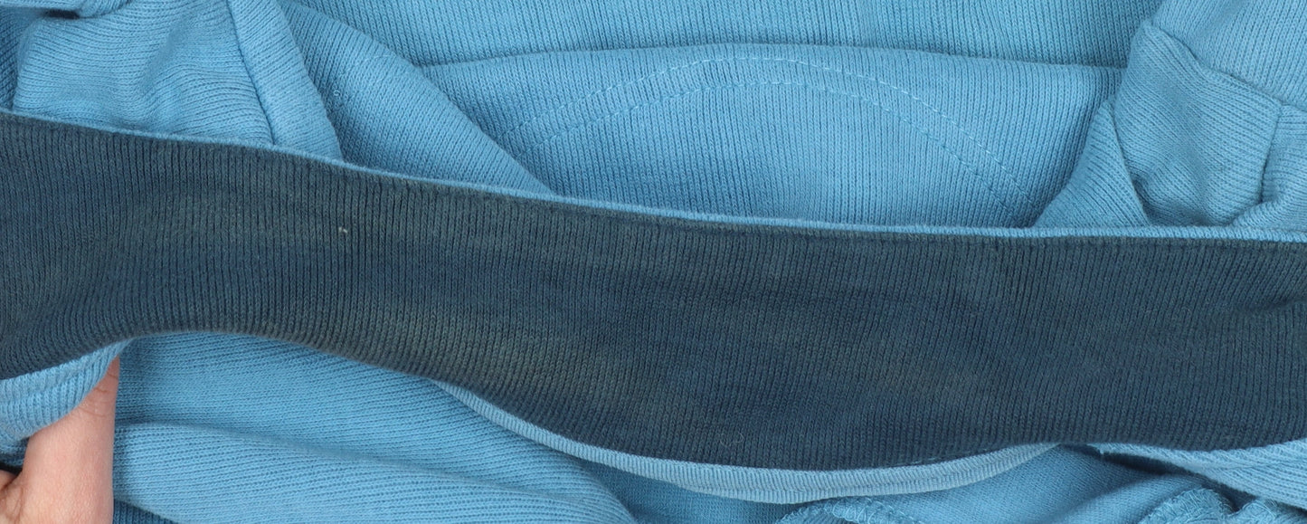 Womens UK Size 10 DASH Blue Full Zip Sweatshirt
