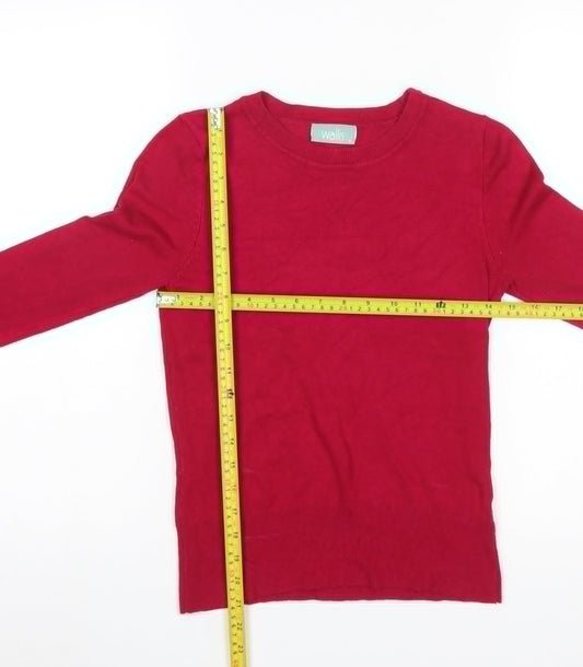 Womens UK Size 8 Wallis Red Pullover Jumper