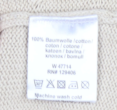Womens UK Size 12 Collection L Beige Pullover Jumper