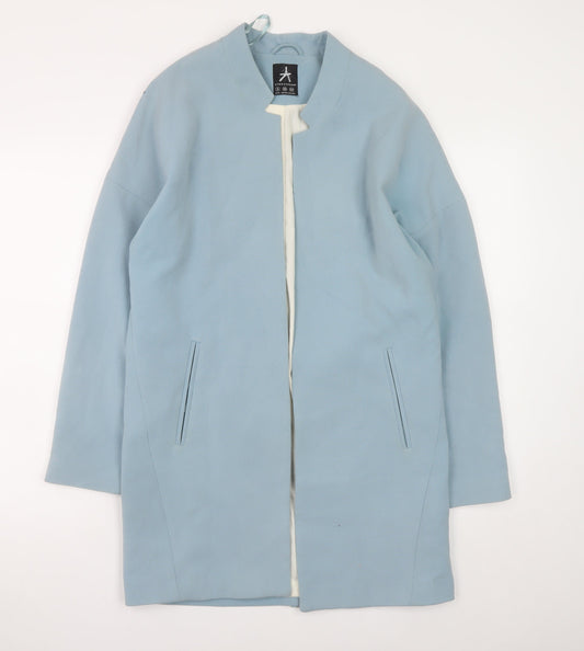Womens UK Size 8 Atmosphere Blue Overcoat