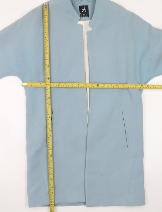 Womens UK Size 8 Atmosphere Blue Overcoat