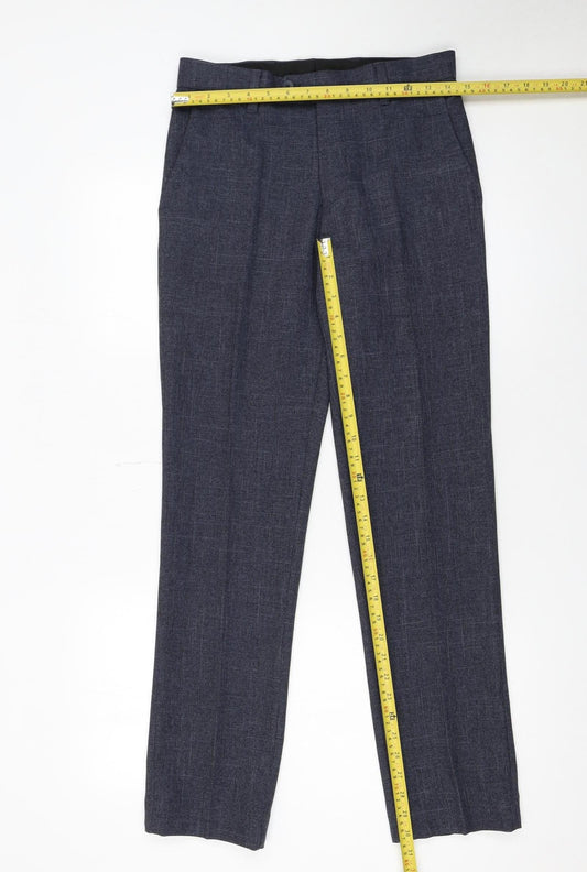 Mens UK Size S NEXT Regular Fit Dress Pants Blue Trousers