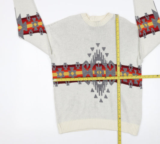 Mens UK Size S Urban Outfitters Ivory Pullover Jumper