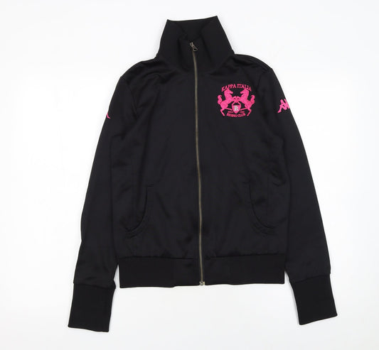 Womens UK Size L Kappa Black Gym & Training Running & Jogging Casual Jacket