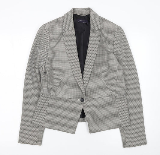 Womens UK Size 12 Marks and Spencer Regular Grey Blazer