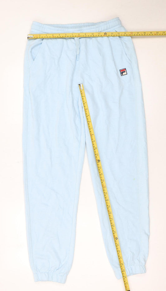Mens UK Size S FILA Regular Fit Jogger Blue Trousers