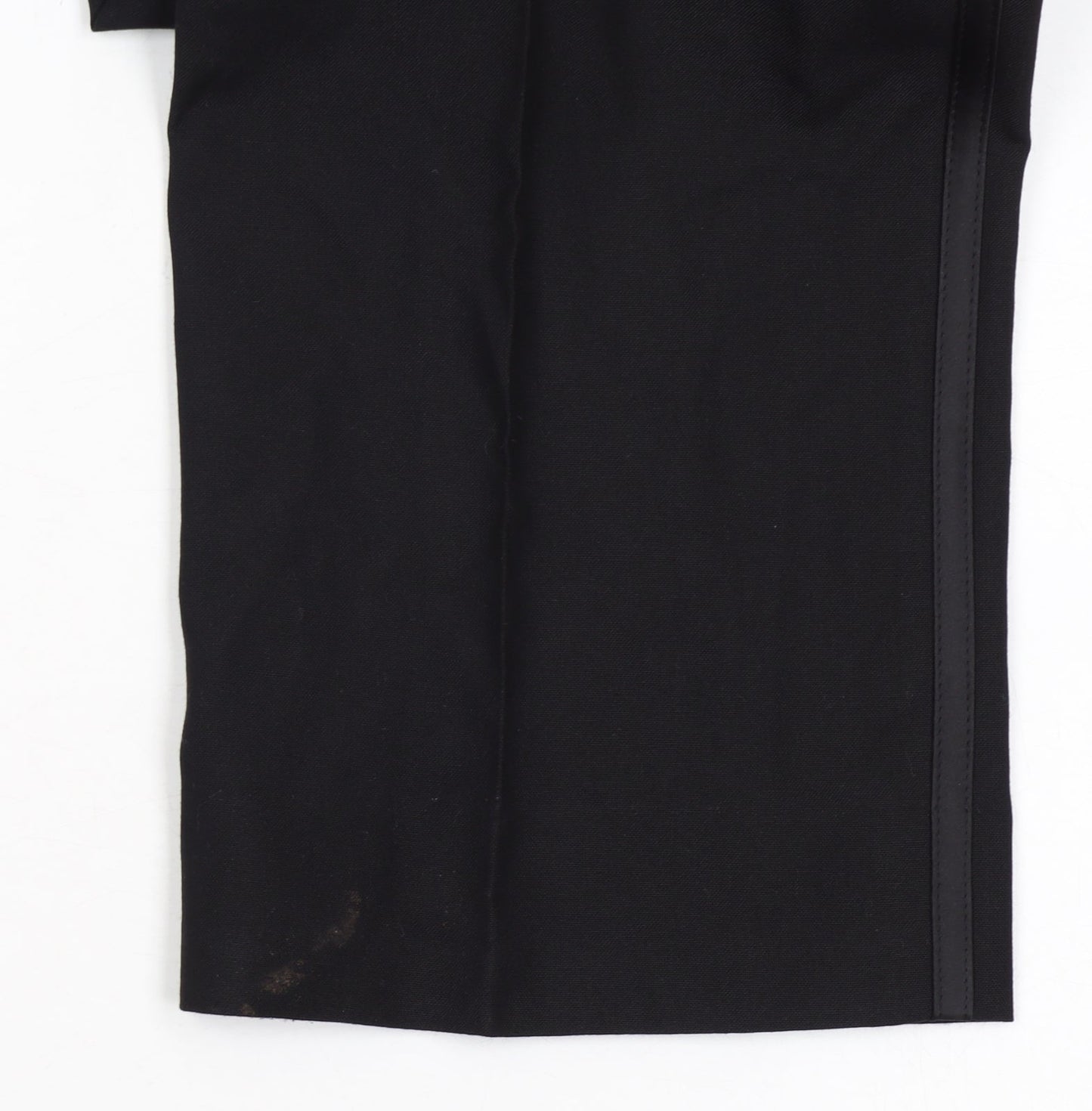 Mens UK Size 38 in NEXT Regular Fit Dress Pants Black Trousers