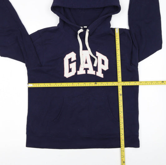 Womens UK Size M Gap Blue Pullover Hoodie