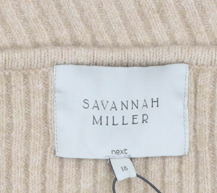 Womens UK Size 18 Savannah Miller for Next Beige Camisole Tank