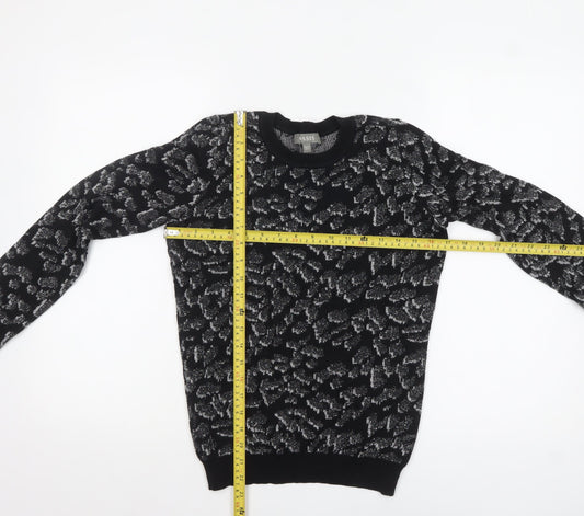 Womens UK Size S Oasis Black Pullover Jumper