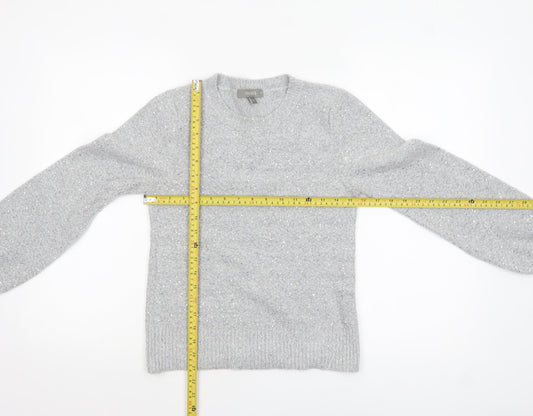 Womens UK Size XS Oasis Grey Pullover Jumper