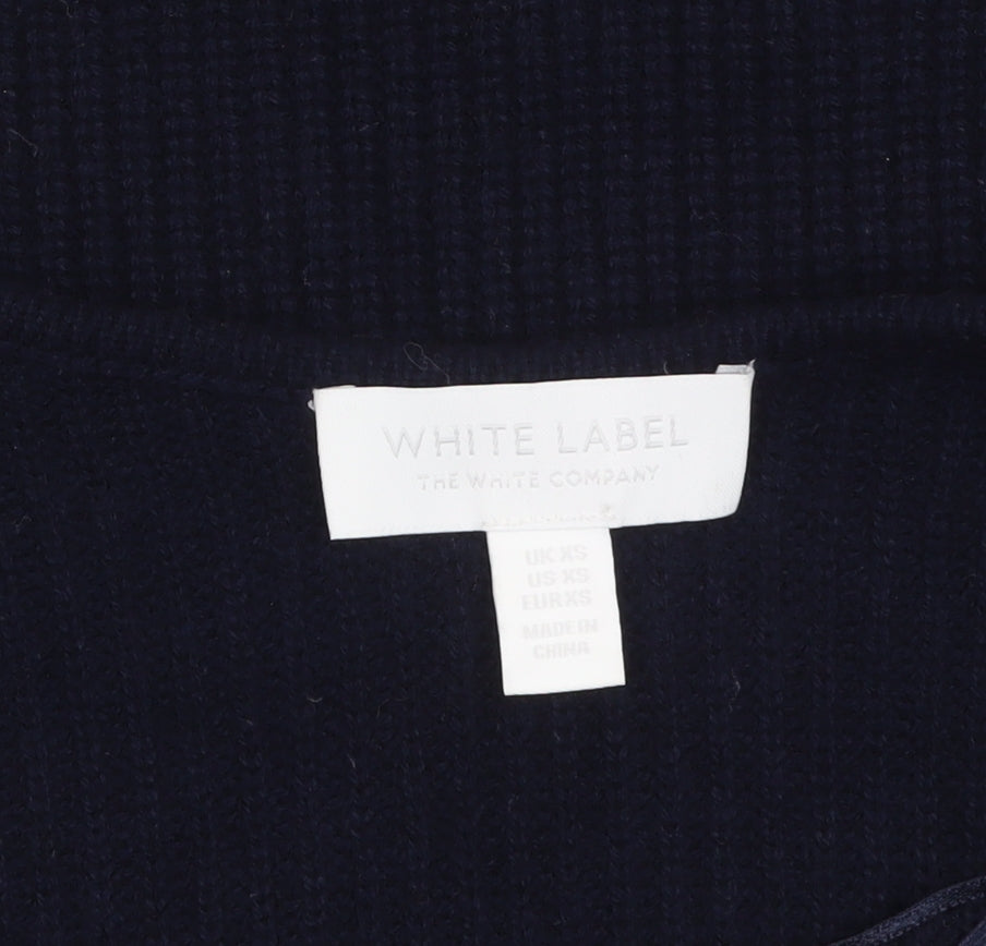 Womens UK Size XS The White Company Black Pullover Jumper
