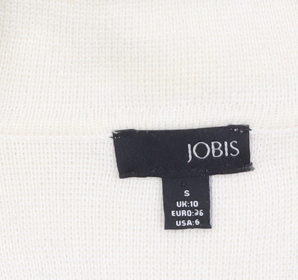 Womens UK Size 10 Jobis Ivory Cardigan Jumper