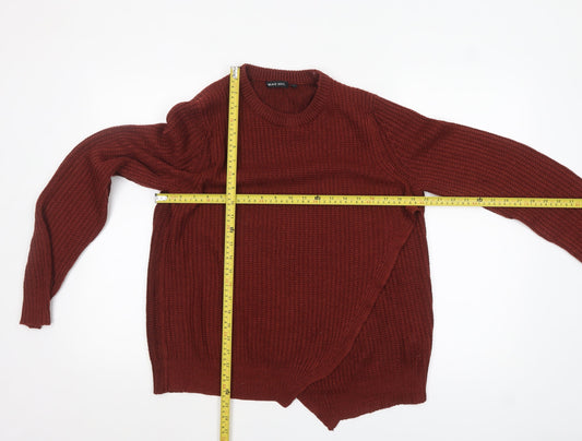 Womens UK Size L Brave Soul Red Pullover Jumper