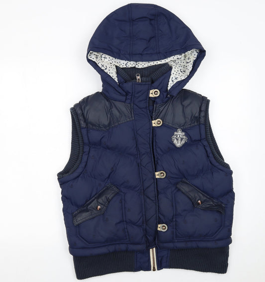 Womens UK Size 16 SoulCal & Co Blue Puffer Jacket