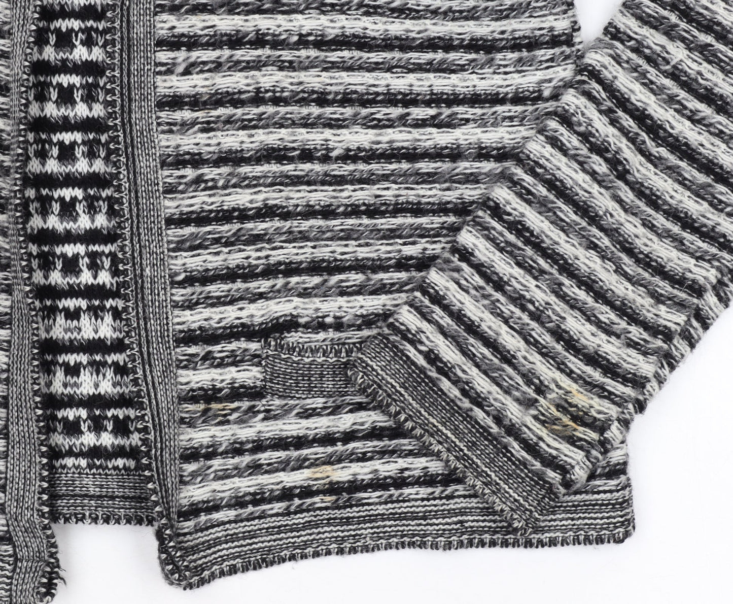 Womens UK Size 12 Berretti Grey Cardigan Jumper