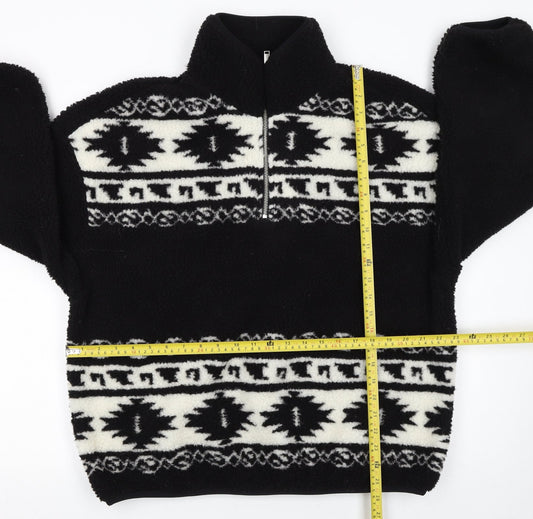 Womens UK Size S H&M Black Pullover Sweatshirt